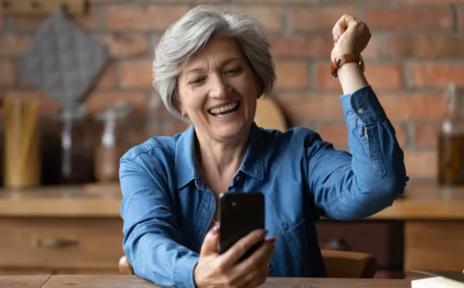 Une pensionnée qui a trouvé un flexi-job 